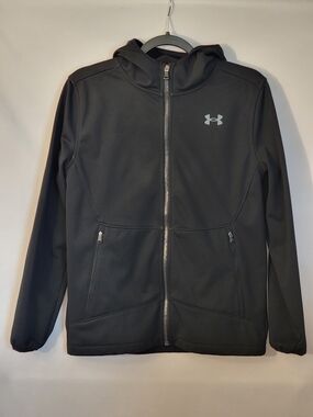 Under Armour Loose Cold Gear Hooded Full-Zip Jacket YLG